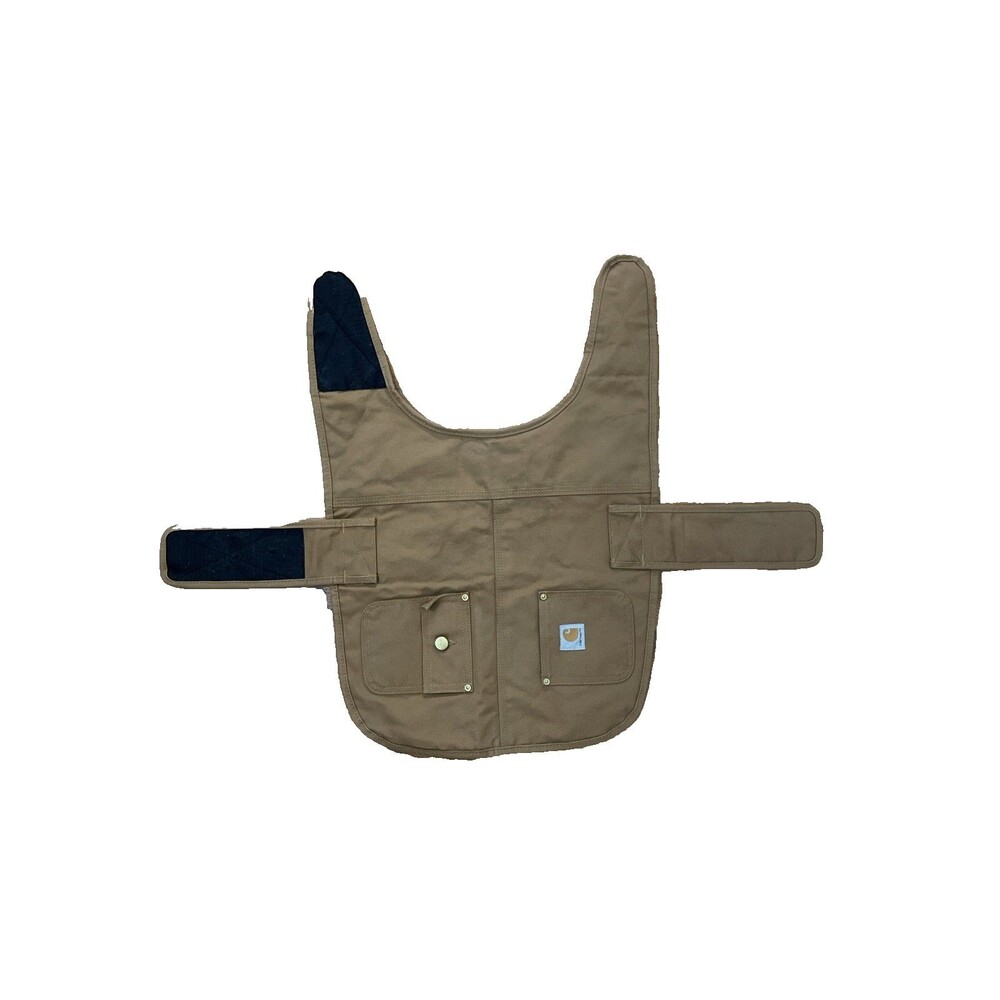 Carhartt Dog Coat Medium Brown Insulated Firm Duck Chore Jacket PX0340